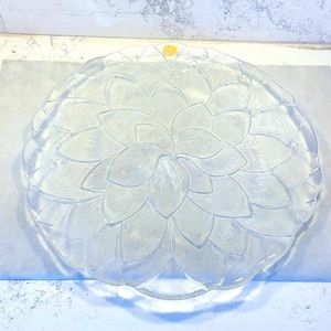 Johan Riedel Crystal Platter Extra Large 13.5”Vintage 1960’s Made in Austria NWT